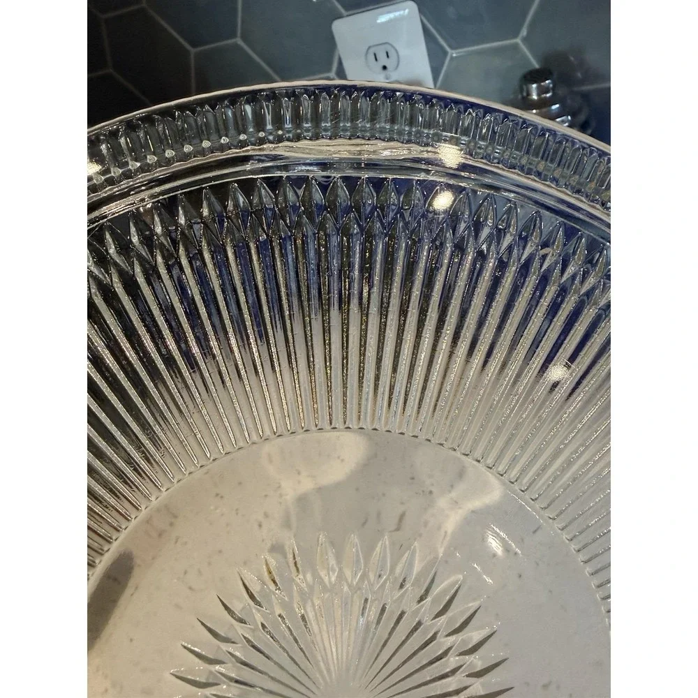 Jeannette Anniversary Crystal Clear Low Footed 12